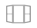 Bay with Double Hung